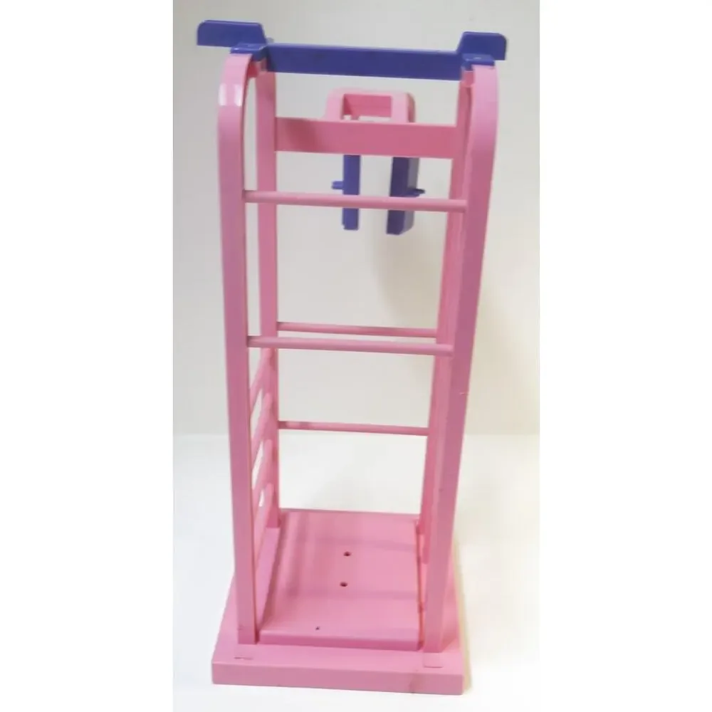 VINTAGE 1984 Barbie Work Out Center Gym Weights Towel  Parts Not Complete Retro